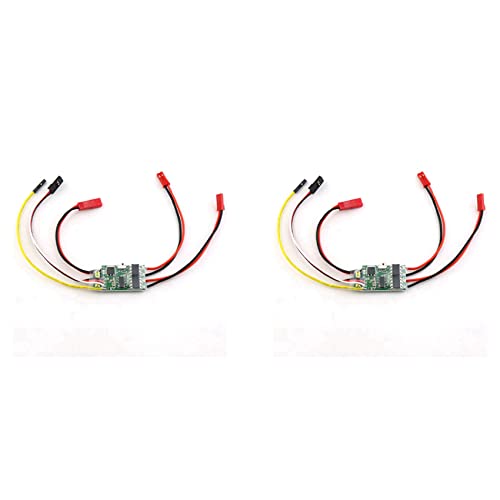 Fossthiroy 2X -Wege-Bidirektionaler 5A ESC Brushed Speed Controller Dual Way ESC 2S-3S Lipo für RC-Modellauto-Bootstank-Ersatzteile von Fossthiroy