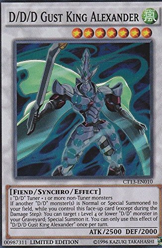 Yugioh D/D/D Gust King Alexander - CT13-EN010 - Super Rare - Limited Edition NM ^G#fbhre-h4 8rdsf-tg1327386 von Fotelilona