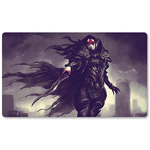 Butcher of Malaki,Brettspiel MTG Spielmatten+Kostenlose wasserdichte Tasche,TCG Card Game Table Mat Größe 60X35CM, Mouse Pad kompatibel mit DTCG MTG TCG CCG RPG von Four leaves