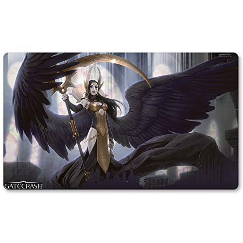 Deathpact Angel,DE - MTG Spielmatten+Kostenlose wasserdichte Tasche,MTG Playmate Table Mat Größe 60X35CM, MTG Mouse Pad kompatibel mit MTG TCG CCG RPG von Four leaves