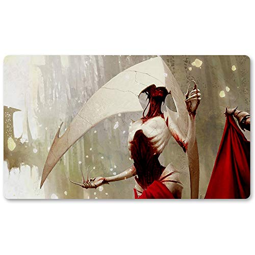 Elesh Norn,DE - MTG Spielmatten+Kostenlose wasserdichte Tasche,MTG Playmate Table Mat Größe 60X35CM, MTG Mouse Pad kompatibel mit MTG TCG CCG RPG von Four leaves