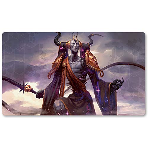 Erebos God of The DEA,DE - Brettspiel MTG Spielmatten+Kostenlose wasserdichte Tasche,TCG Card Game Table Mat Größe 60X35CM, Mouse Pad kompatibel mit Digimon MTG TCG CCG RPG von Four leaves