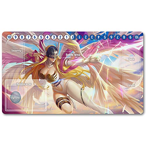 Four leaves 11 - Sammelkartenspiel Brettspiel TCG Spielmatte Tischmatte Spiele Größe 60 x 35 cm Mauspad Spielmatte für digimon TCG CCG von Four leaves