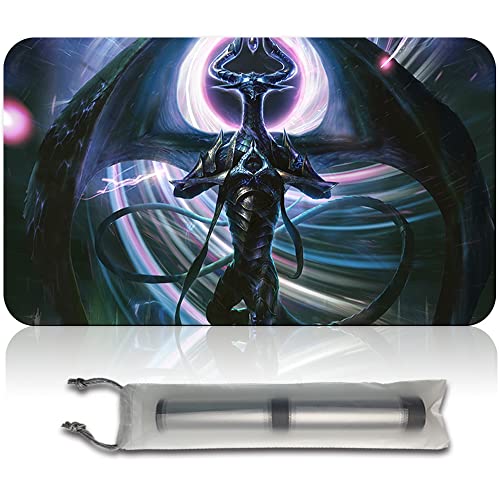 Brettspiel MTG Spielmatten+Kostenlose wasserdichte Tasche,TCG Card Game Table Mat Größe 60X35CM Mouse Pad Kompatibel Mit MTG TCG (NicolBolas Xin) von Four leaves