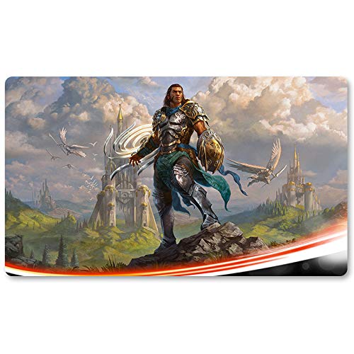 Four leaves Gideon, Battle Forged,DE - MTG Spielmatten+Kostenlose wasserdichte Tasche,MTG Playmate Table Mat, MTG Mouse Pad,Dustproof and Waterproof for Supporting MTG Combat von Four leaves