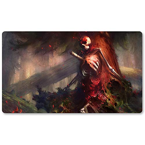 Four leaves Grim Flowering,DE - MTG Spielmatten+Kostenlose wasserdichte Tasche,MTG Playmate Table Mat, MTG Mouse Pad,Dustproof and Waterproof for Supporting MTG Combat von Four leaves