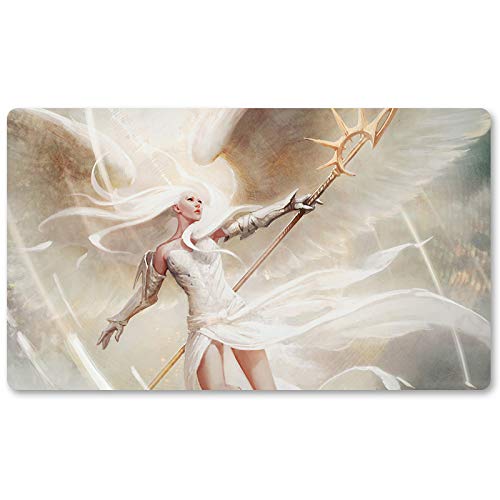 Four leaves Luminous Angel,DE - MTG Spielmatten+Kostenlose wasserdichte Tasche,MTG Playmate Table Mat, MTG Mouse Pad,Dustproof and Waterproof for Supporting MTG Combat Four leaves Luminous Angel,DE - MTG Spielmatten+Kostenlose wasserdichte Tasche,MTG Playmate Table Mat, MTG Mouse Pad,Dustproof and Waterproof for Supporting MTG Combat von Four leaves