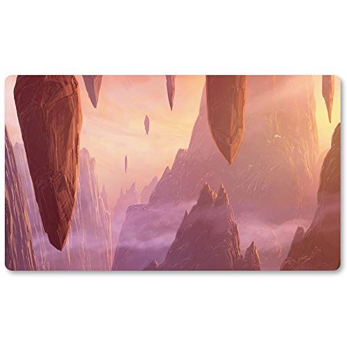 Four leaves Mountain,DE - MTG Spielmatten+Kostenlose wasserdichte Tasche,MTG Playmate Table Mat, MTG Mouse Pad,Dustproof and Waterproof for Supporting MTG Combat von Four leaves