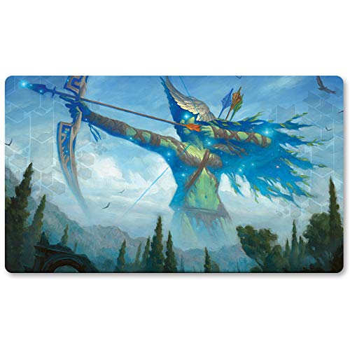 Four leaves Nylea, God of The Hunt - MTG Spielmatten+Kostenlose wasserdichte Tasche,MTG Playmate Table Mat, MTG Mouse Pad,Dustproof and Waterproof for Supporting MTG Combat von Four leaves