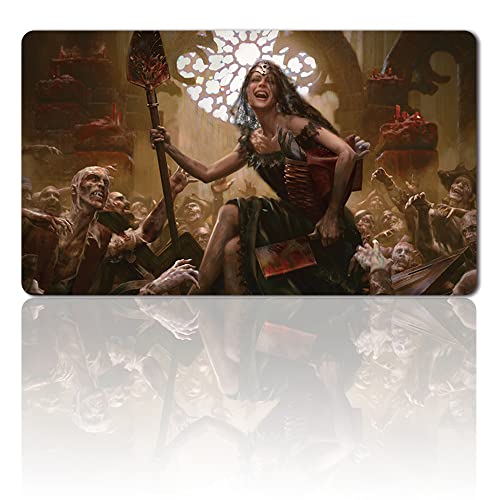 GISA, Glorious RESURRECTOR,DE - Board Game Magic MTG +Free Protective Bag MTG SpielmattenTCG Card Game Mouse Pad Table Mat Größe 60X35CM, Kompatibel Mit Digimon MTG TCG CCG RPG von Four leaves