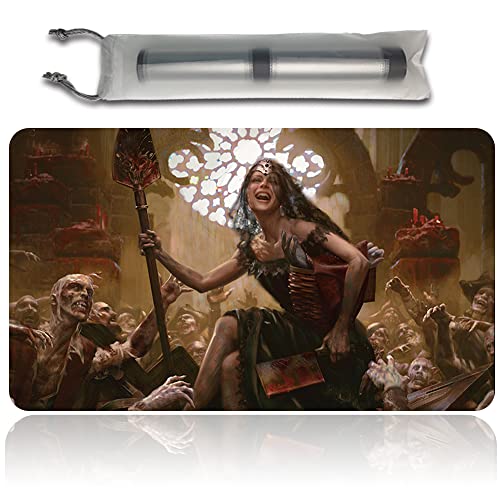 GISA, Glorious RESURRECTOR - MTG Spielmatten+Kostenlose wasserdichte Tasche,MTG Playmate Table Mat Größe 60X35CM, MTG Mouse Pad kompatibel mit MTG TCG CCG RPG von Four leaves