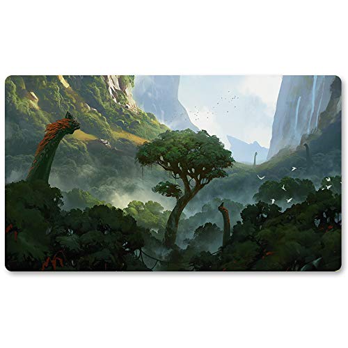 Itlimoc, Cradle of The Sun,DE - Brettspiel Magic MTG Spielmatten+Kostenlose wasserdichte Tasche,TCG Card Game Mouse Pad Table Mat Größe 60X35CM, kompatibel mit Digimon MTG TCG CCG RPG von Four leaves