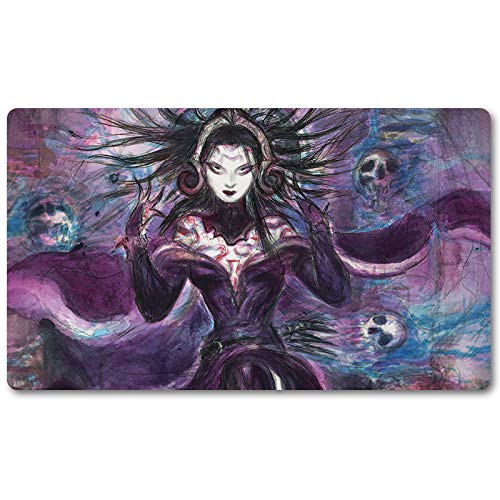Liliana DREADHORDE General,DE - Brettspiel MTG Spielmatten+Kostenlose wasserdichte Tasche,TCG Card Game Table Mat Größe 60X35CM, Mouse Pad kompatibel mit Digimon MTG TCG CCG RPG Liliana DREADHORDE General,DE - Brettspiel MTG Spielmatten+Kostenlose wasserdichte Tasche,TCG Card Game Table Mat Größe 60X35CM, Mouse Pad kompatibel mit Digimon MTG TCG CCG RPG von Four leaves