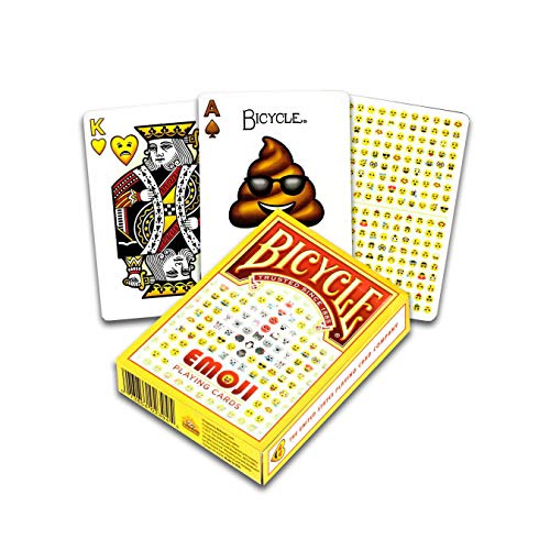 Bicycle 1037675 Emoji Poker Spielkarten, Multi von Fournier