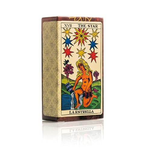 Fournier Spanish Classic Tarot Deck mit 78 Karten, Farbe braun, einzigartig (F21814) von Fournier