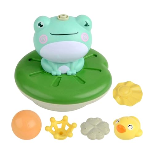 Foway Badebrunnen-Spielzeug - Elektrisches Frosch-Badewannenbrunnenspielzeug,Badewannenbrunnenspielzeug, niedliches schwimmendes Badespielzeug, Kinderbadewannenspielzeug für Dusche, Badezimmer, von Foway