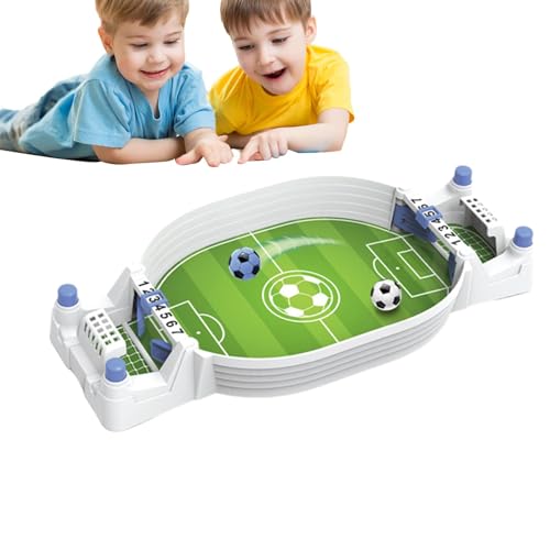 Foway Desktop-Fußballspiel, Tischfußballspiel,Tischfußballspiel | Hallenfußball, Indoor-Spiele, Spieltische für das Spielzimmer, tragbares Tischfußball-Set für Erwachsene von Foway