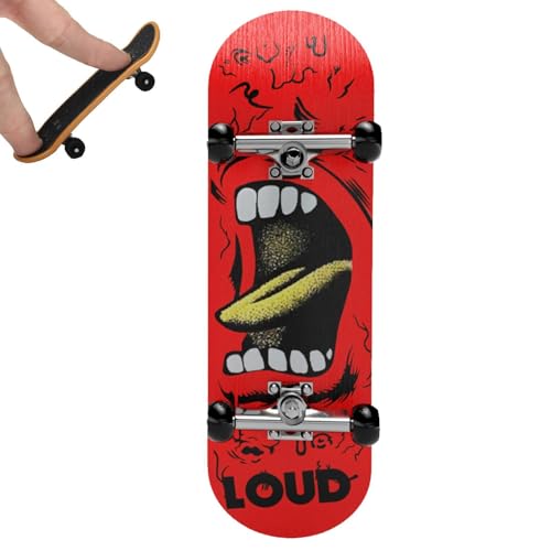 Foway Finger-Skateboard,Interaktive Fingerboards für Kinder | Finger Skate Board für Fingerboard-Spiele, Kreativität, Skateboard-Stunts, Dekoration für den Schreibtisch von Foway