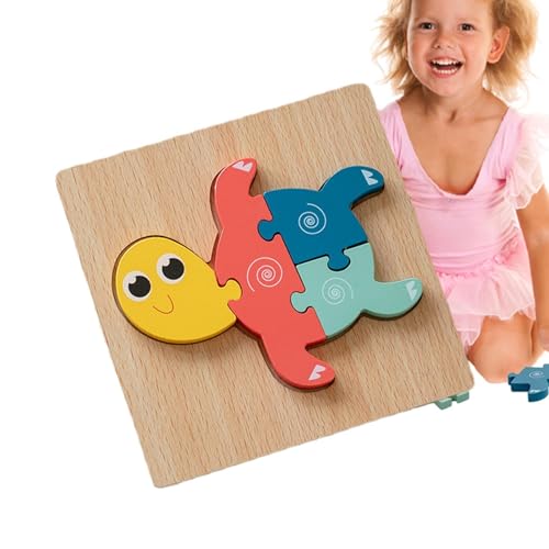 Foway Holzpuzzles für Kleinkinder,-Holzpuzzles - 3D-Puzzles aus Holz - -Spielzeug für 1 2 3 alte Mädchen und, Weihnachts- und Geburtstagsgeschenke, Lernspielzeug von Foway