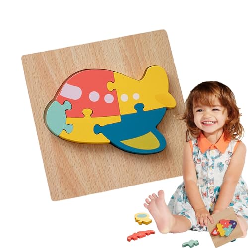 Foway Holzpuzzles für Kleinkinder,-Holzpuzzles | 3D-Tierpuzzles aus Holz für Kinder,Feinmotorik-Lernen, Spielzeug, pädagogisches Lernspielzeug für Kinder für Kleinkinder von 1–3 Jahren, Geschenke, von Foway