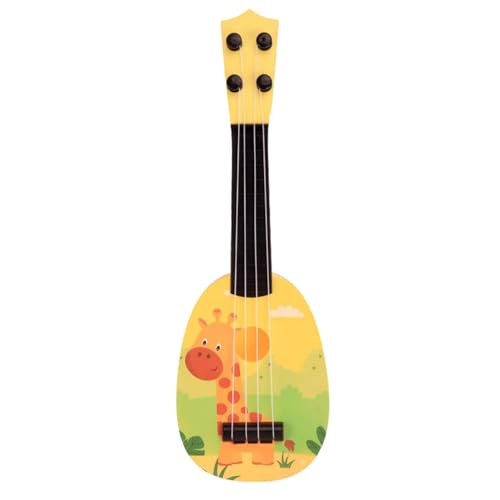 Foway Kleinkindgitarre, Ukulele für Kinder, Lustiges Gitarren-Musikspielzeug, Mini-Gitarre für Kinder-Ukulele-Spielzeit, Cartoon-Instrument für Kleinkinder im Vorschulalter, Anfänger, Jungen von Foway