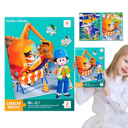 Foway Kognitive Puzzles für Kinder, magnetisches passendes Puzzle - Lernmagnetpuzzle - Puzzles, Reiseaktivitätsspielzeug, Puzzlespiele, Lernmagnetpuzzle, lustiges kreatives Lernspielzeug für den von Foway