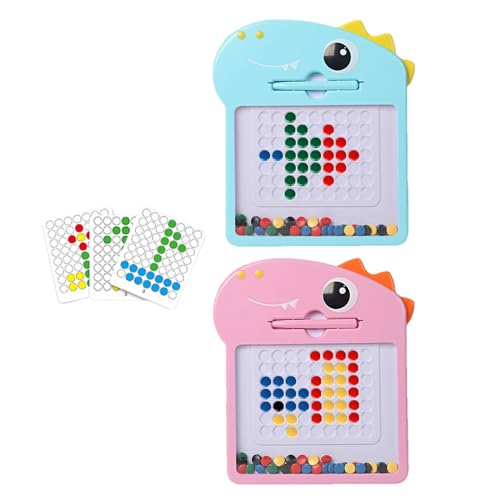 Foway Magnetisches Zeichenbrett für Kinder, Magnetisches Zeichenbrett,Transparenter Magnet-Doodle-Pad - Magnetisches Zeichenbrett für Kinder für Bildung, Vorschul-Lernspielzeug für Kinder ab 3 Jahren von Foway