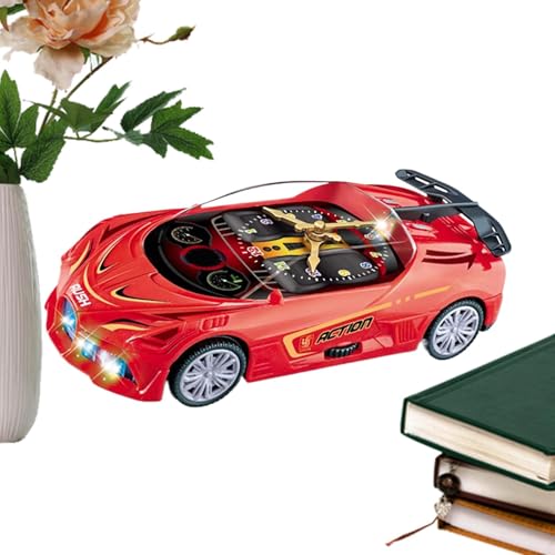 Foway Musikalisches Rennauto-Spielzeug für Kinder, leichte Musik-Autospielzeug | Racing Light Music Clock Sportwagen - Musikalisches Rennwagenspielzeug mit Licht und Ton, Uhr, Lernspielzeug für und von Foway