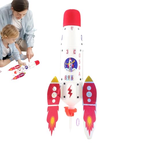 Foway Raketenwissenschaftliches Experimentierspielzeug, Raketenwissenschaftsbausatz - Science Kit Experiment Interaktive Spielzeugrakete - Lernaktivität für Kinder ab 8 Jahren zu Hause und in der von Foway