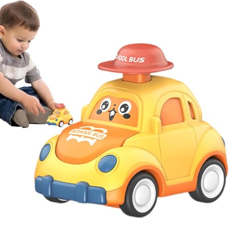 Foway Spielzeugautos zum Zurückziehen,Mini-Autos zum Zurückziehen | Trägheitsauto für Kinder | Ziehen Sie Autos im Cartoon-Design zurück, schieben und fahren Sie Fahrzeuge zurück, Spielzeug für Kinder von Foway