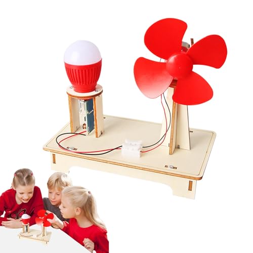 Foway Windturbinen-Spielzeug, Windturbinen-Bausatz,Wissenschaftliches Experiment Windturbine aus | Wissenschaftliches Spielzeug für Kinder, Windturbinen, handgefertigter Bausatz für Kinder im von Foway