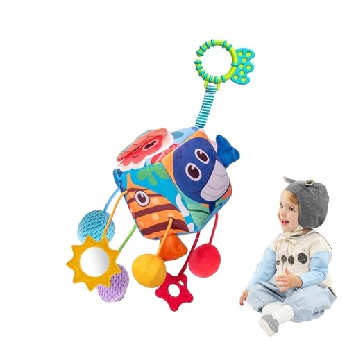 Foway Ziehschnur-Spielzeug, Ziehschnur-Spielzeug für Babys, Drehbares Zugschnur-Aktivitätsspielzeug, sensorisches Ziehspielzeug, Kreatives Kinderbett-Behang-Spielzeug, Kinderwagen-Spielzeug für Bett, von Foway