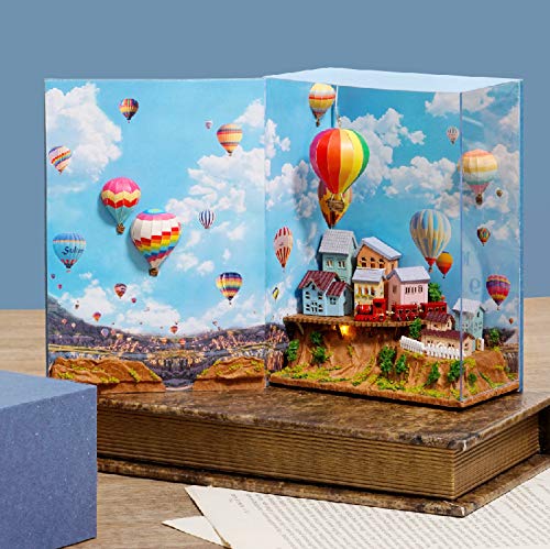 Foyucool DIY Miniaturhaus Kit, Puppenhaus Kit mit Möbeln, Mini Haus Making Kit für Erwachsene zum Bauen, Halloween/Weihnachtsdekorationen/Geschenke, N-002 von Foyucool