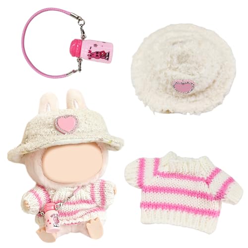 Bekleidung für 17cm Plüsch,Kuscheltier Kleidung Outfit nur Bekleidungs Zubehör für 17cm Plush Pullover Hoodie Puppenkleidung DIY Kinder Geschenke Bekleidung für 17cm Plüsch,Kuscheltier Kleidung Outfit nur Bekleidungs Zubehör für 17cm Plush Pullover Hoodie Puppenkleidung DIY Kinder Geschenke von Fractoluxe