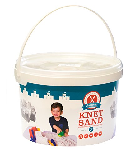 FrankenArt Knetsand 2,5kg Eimer - Kinetischer Sand, Zaubersand, Magic Sand Indoor von FrankenArt