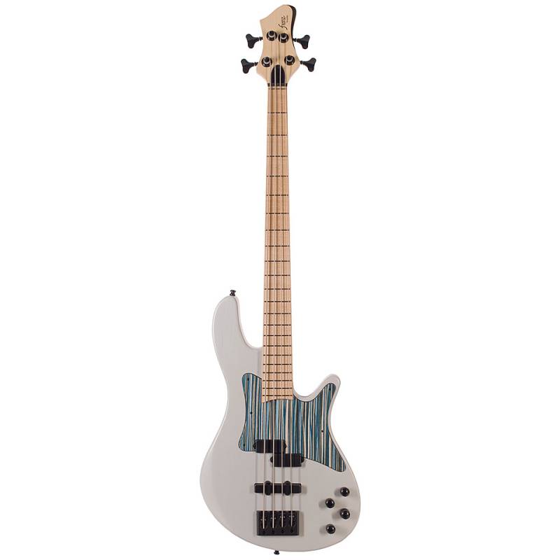 Franz Bassguitars Merak 4 Oyster White Sea Grass E-Bass von Franz Bassguitars