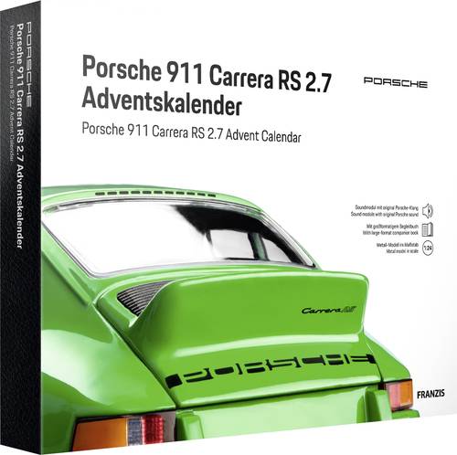 Franzis Verlag Porsche 911 Carrera RS Bausätze Adventskalender von Franzis Verlag