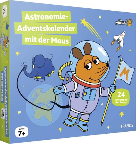 Franzis Verlag Astronomie-Adventskalender mit der Maus Astronomie Adventskalender Altersklasse ab 7 von Franzis Verlag