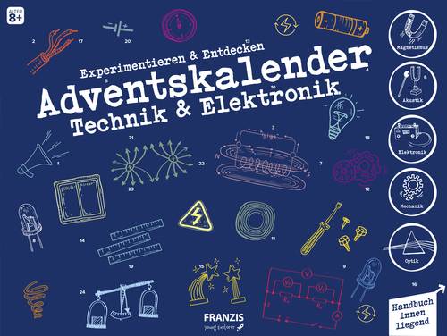 Franzis Verlag Experimentieren & Entdecken Adventskalender Technik & Elektronik Experimente Adventsk von Franzis Verlag