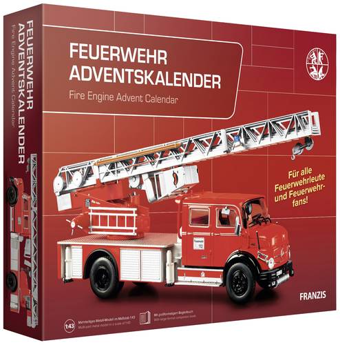 Franzis Verlag Feuerwehr Feuerwehr Bausätze Adventskalender Altersklasse ab 14 Jahre von Franzis Verlag