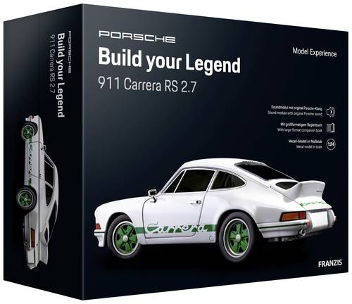 Franzis Verlag Porsche Build your Legend 911 Carrera RS 2.7 67217 Bausatz ab 14 Jahre Box von Franzis Verlag