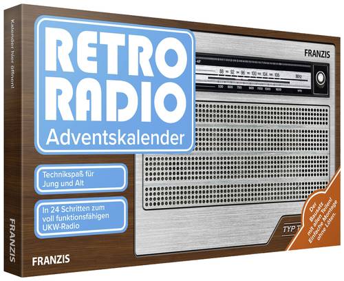 Franzis Verlag Retro Radio Experimente Adventskalender von Franzis Verlag