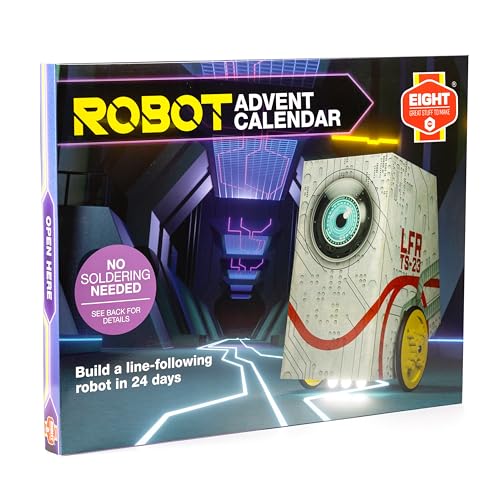 Acht Adventskalender Kit - Bauen Sie Ihren eigenen Roboter von Franzis