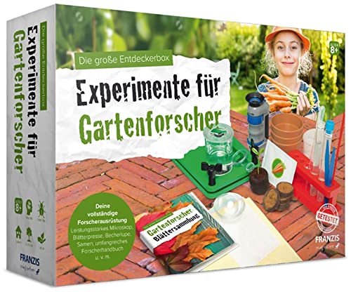 Die große Entdeckerbox: Experimente für Gartenforscher von Franzis