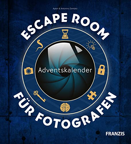 FRANZIS 60699 - Escape Room Adventskalender für Fotografen, 24 Rätsel für mehr fotografisches Know-how, für Anfänger und Profis von Franzis