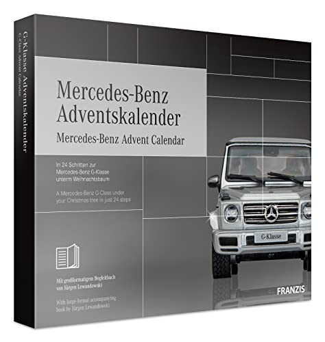 FRANZIS 67052 - Mercedes Benz G-Klasse Adventskalender 2019, Modellbausatz im Maßstab 1:43, inkl. Soundmodul und 56-seitigem Begleitbuch FRANZIS 67052 - Mercedes Benz G-Klasse Adventskalender 2019, Modellbausatz im Maßstab 1:43, inkl. Soundmodul und 56-seitigem Begleitbuch von Franzis