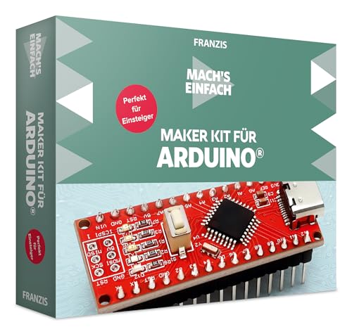 FRANZIS 671936 - Mach`s einfach - Maker Kit für Arduino Perfekt für Einsteiger, White von Franzis