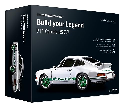 Franzis Verlag Porsche Build your Legend 911 Carrera RS 2.7 67217 Bausatz ab 14 Jahre Box von Franzis