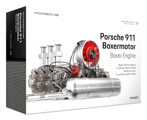 FRANZIS 67224 - Porsche 911 Boxermotor Facelift, originalgetreuer Motorbausatz des klassischen, luftgekühlten 6-Zylinder Motors im Maßstab 1:4, inkl. Soundmodul, Anleitung und 86-seitigem Begleitbuch FRANZIS 67224 - Porsche 911 Boxermotor Facelift, originalgetreuer Motorbausatz des klassischen, luftgekühlten 6-Zylinder Motors im Maßstab 1:4, inkl. Soundmodul, Anleitung und 86-seitigem Begleitbuch von Franzis