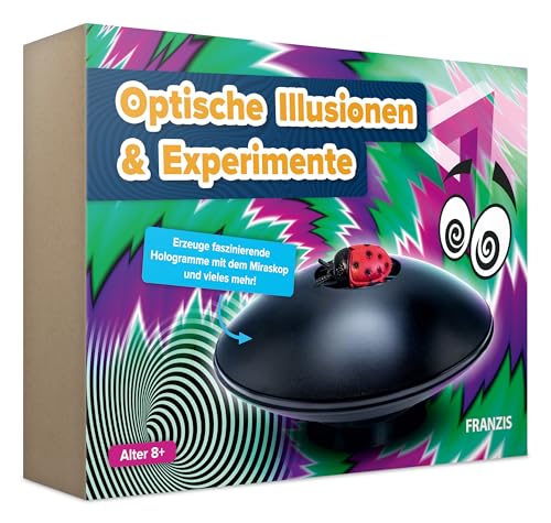 FRANZIS 67230 - Optische Illusionen und Experimente - Erzeuge faszinierende Hologramme mit dem Miraskop und vieles mehr! Für Kinder ab 8 Jahren von Franzis